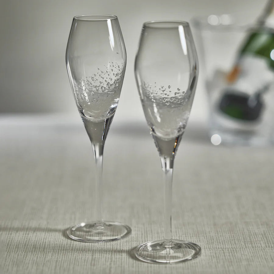 Brut Bubble Champagne Flute, Set of 2