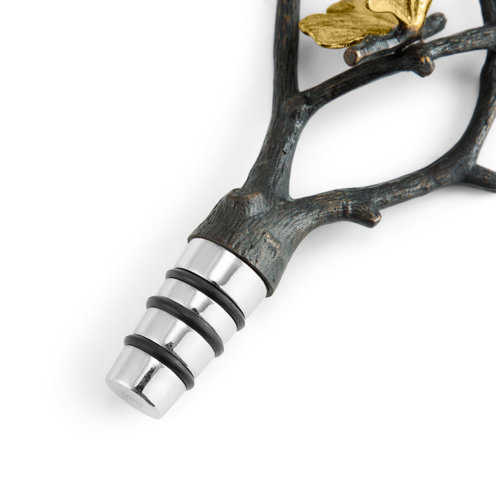 Butterfly Ginko Wine Stopper