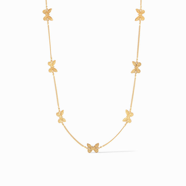 Butterfly Delicate Station Necklace