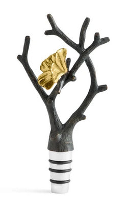 Butterfly Ginko Wine Stopper
