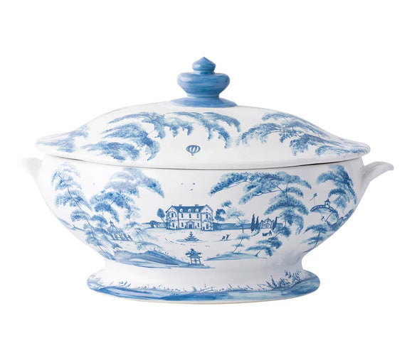 Country Estate - Delft Blue Tureen