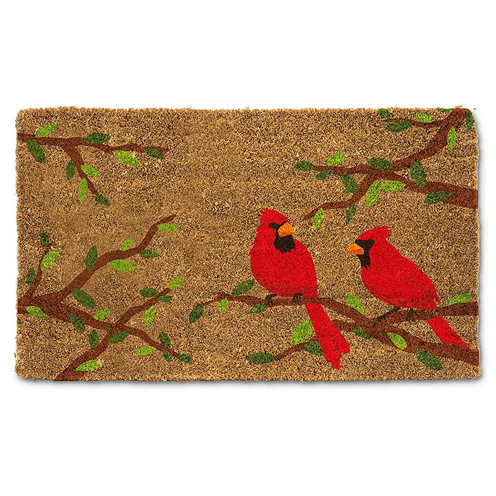 Cardinal Pair Doormat