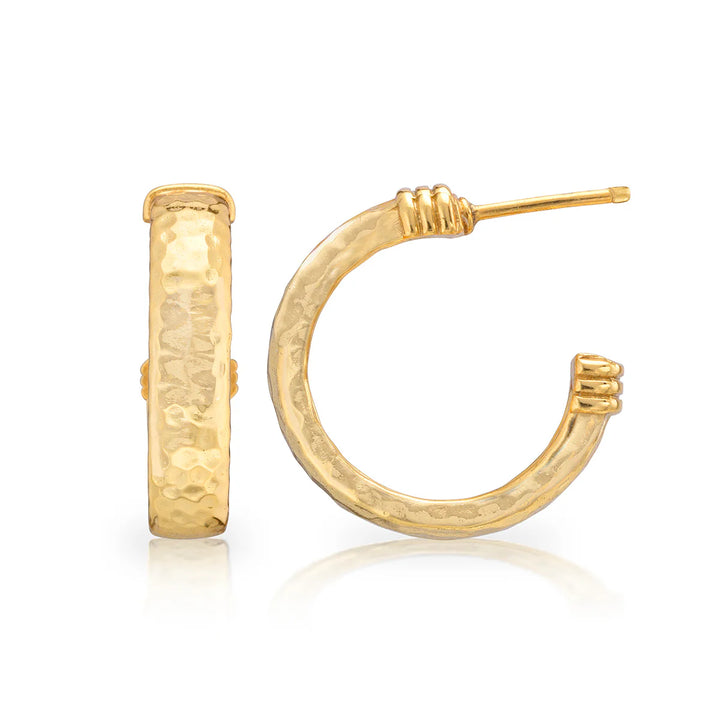 Cleopatra Classic Hoop Earrings - Gold