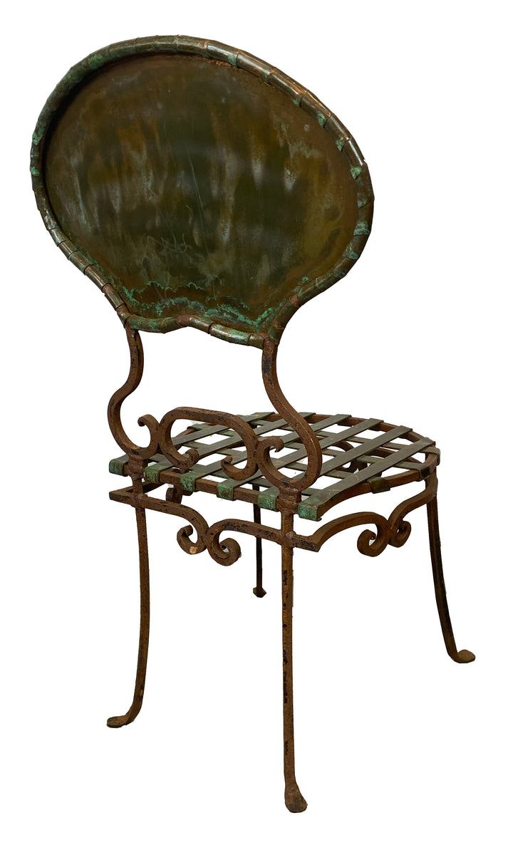 Handcrafted Copper Bistro Set by Brad Ham - Signed #1 of 1