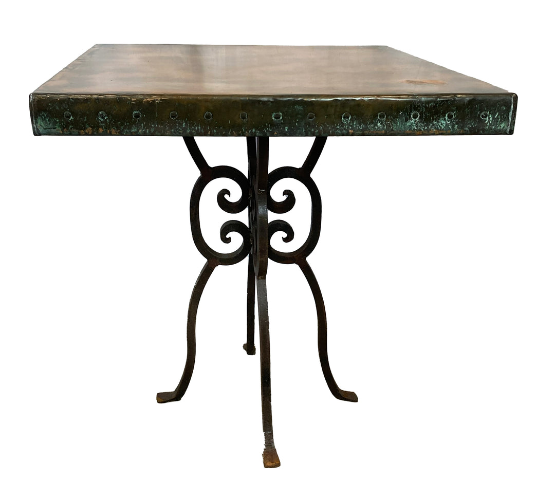 Handcrafted Copper Bistro Set by Brad Ham - Signed #1 of 1