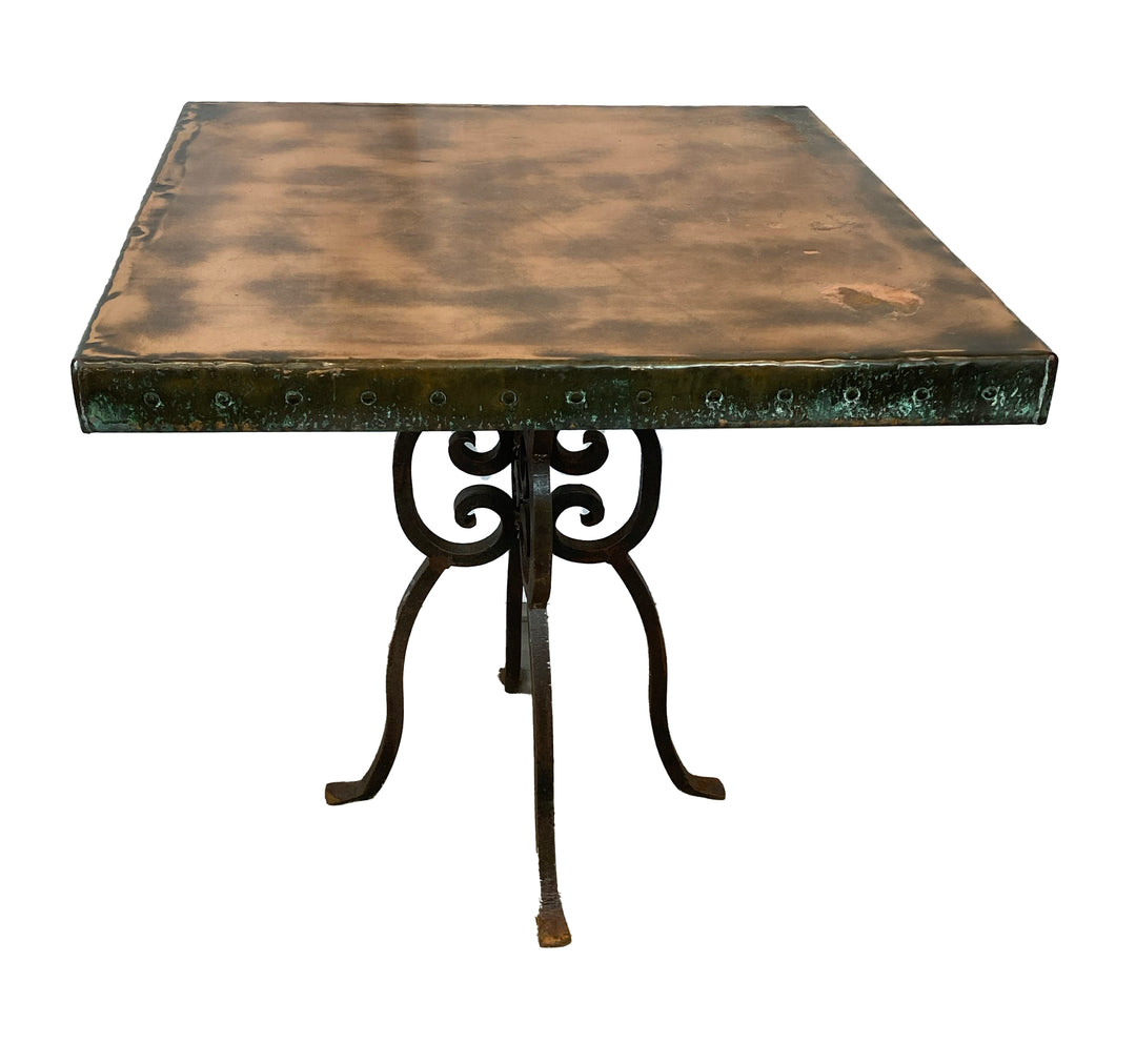 Handcrafted Copper Bistro Set by Brad Ham - Signed #1 of 1