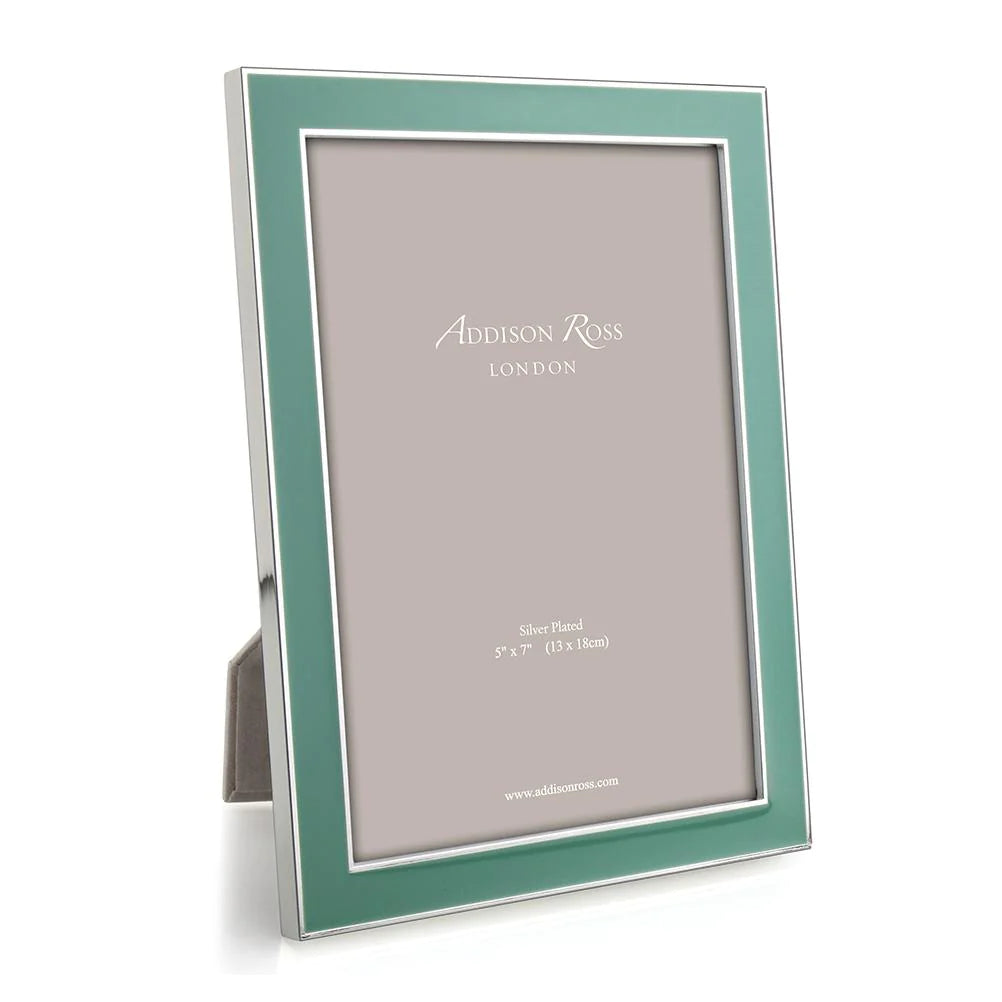 Enamel & Silver Frame