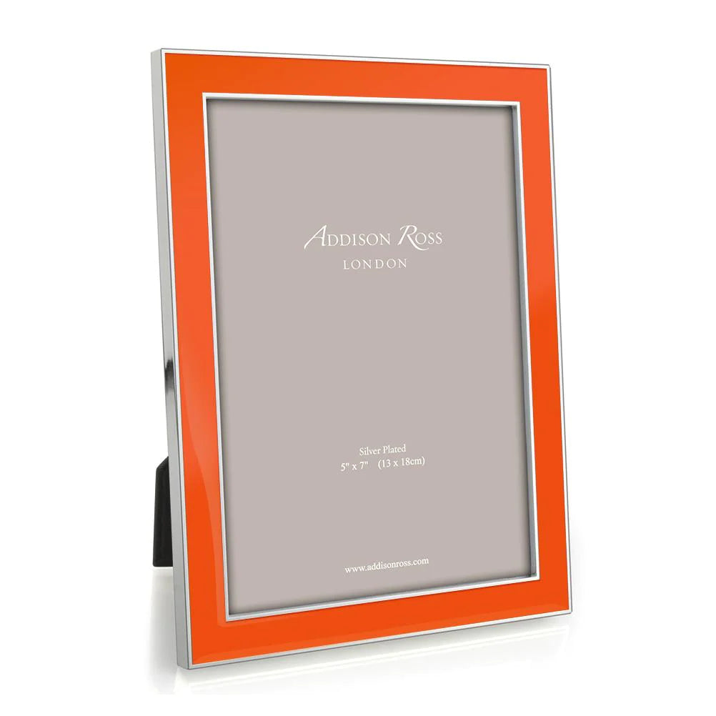 Enamel & Silver Frame