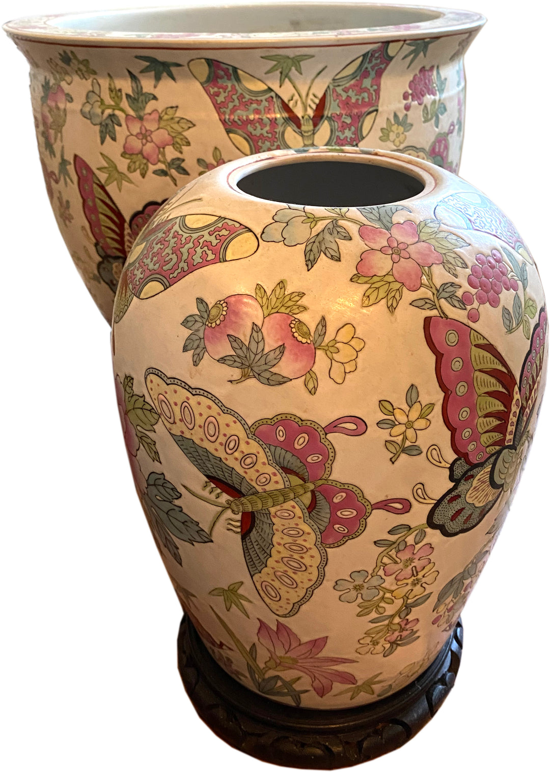 Asian Vase on Stand