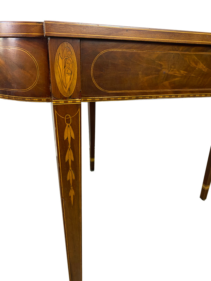 Hepplewhite Inlay Game Table