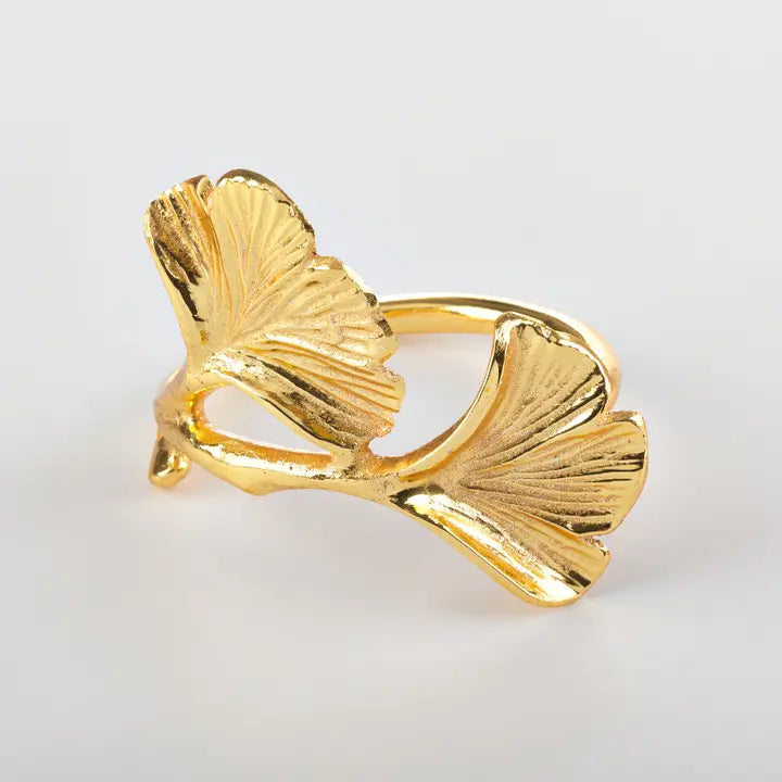 Ginko Napkin Rings, Set of 4