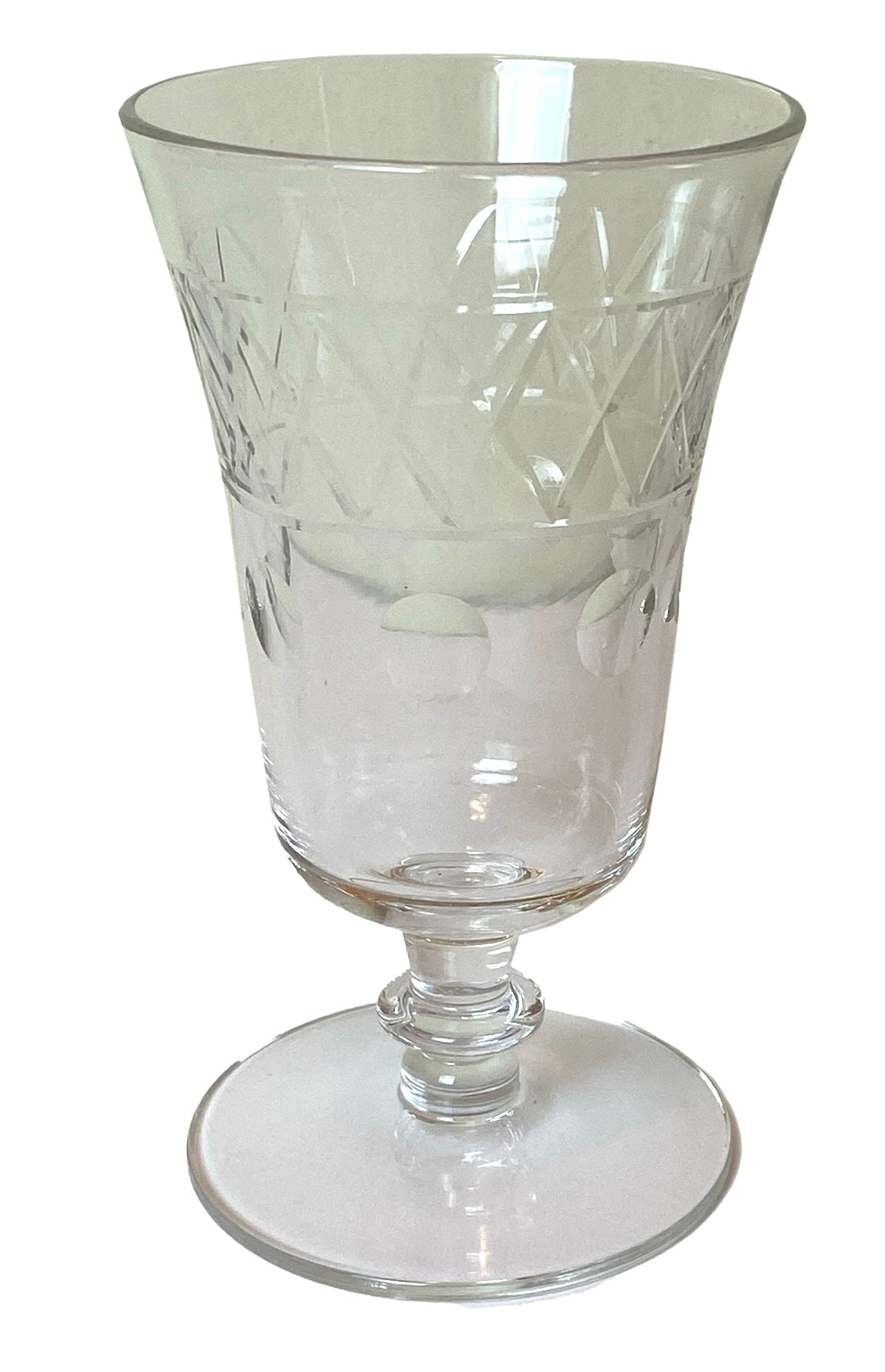 Set of 54 Vintage Cut Crystal Glasses