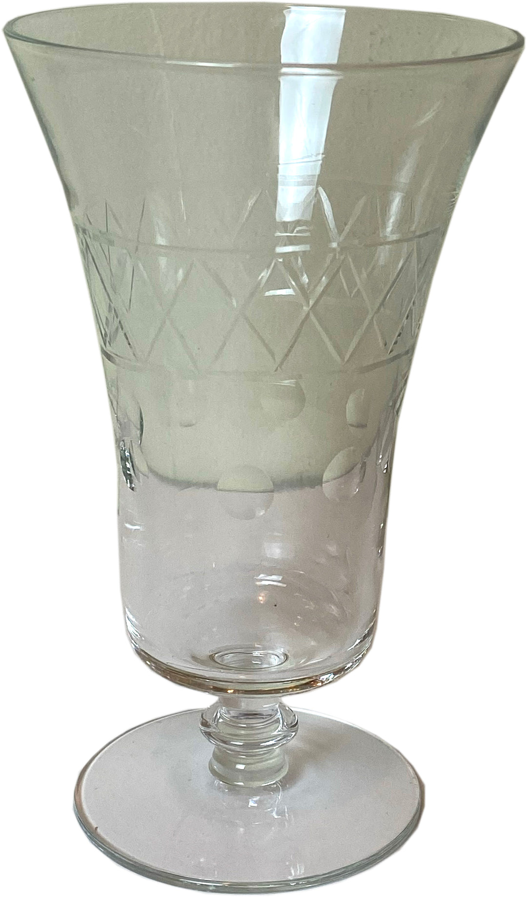 Set of 54 Vintage Cut Crystal Glasses