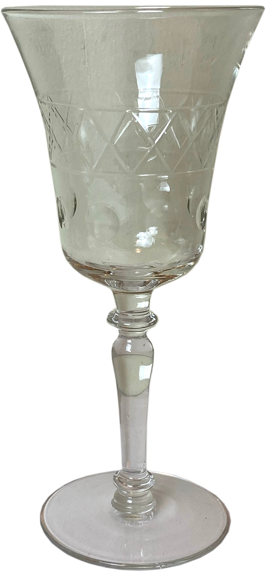 Set of 54 Vintage Cut Crystal Glasses