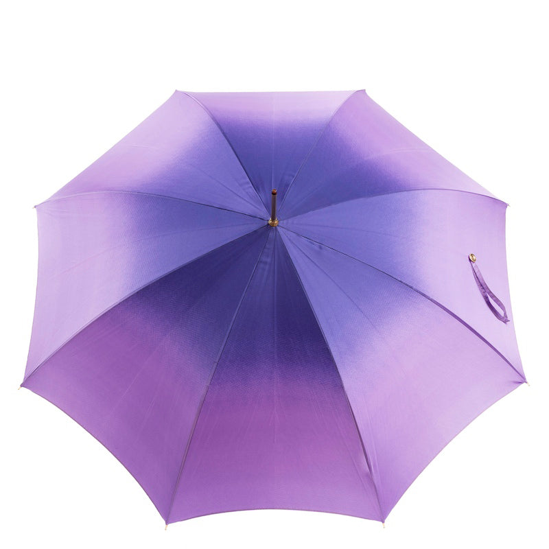 Umbrella - Golden Skull with Purple Ombre
