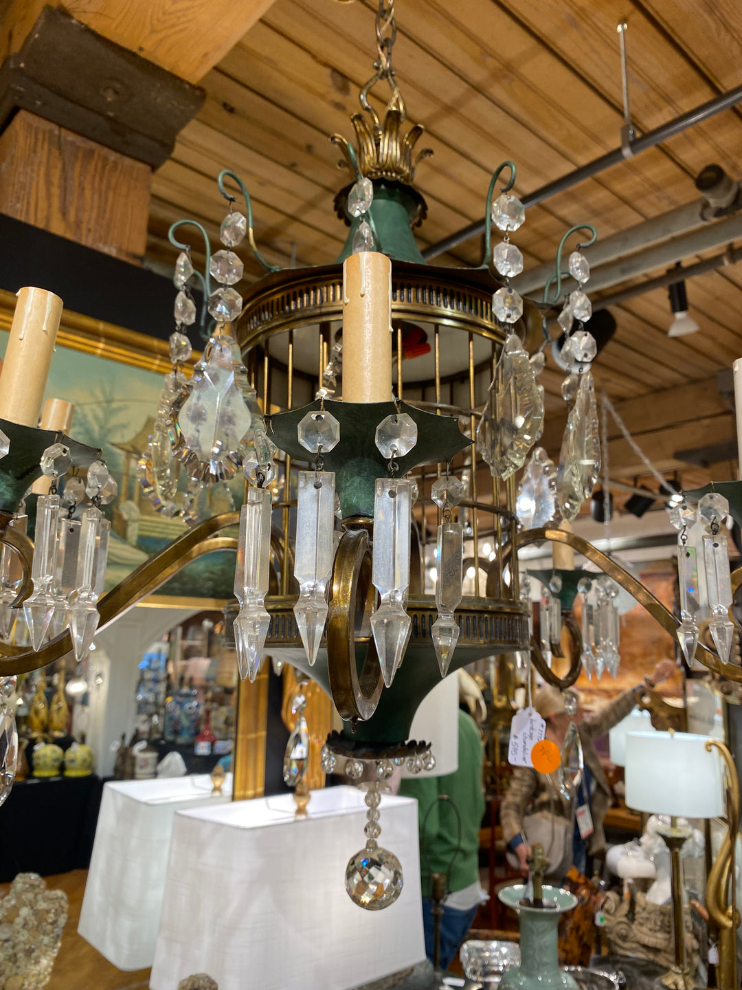 Antique Birdcage Chandelier