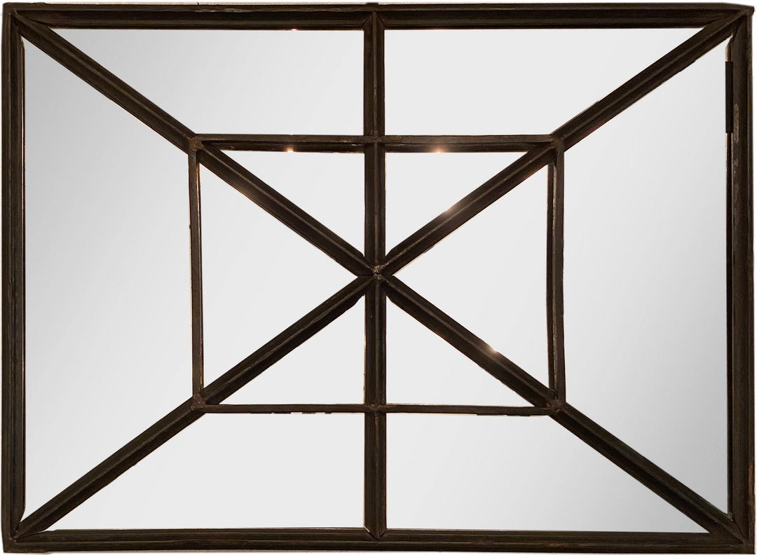 Antique French Metal Mirror