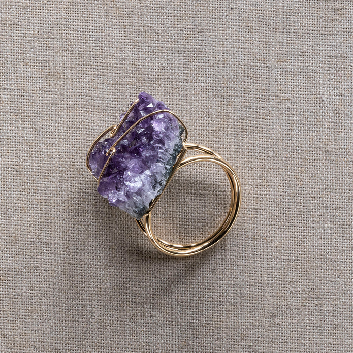 Pair of Amethyst Napkin Rings