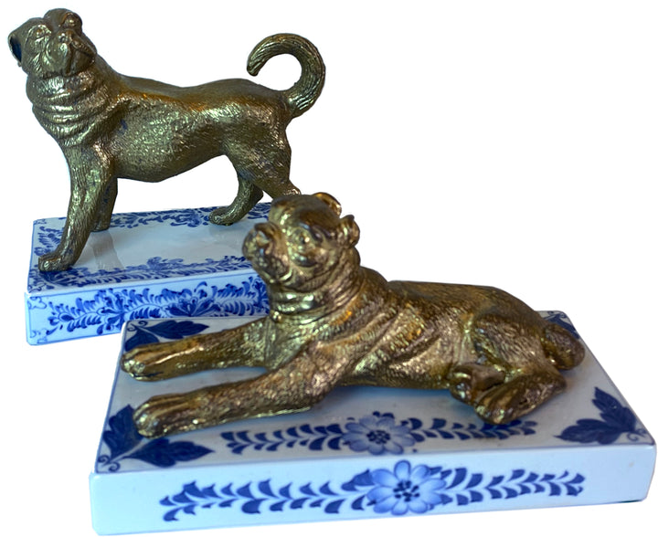 B&W Maitland Smith Bronze Dog