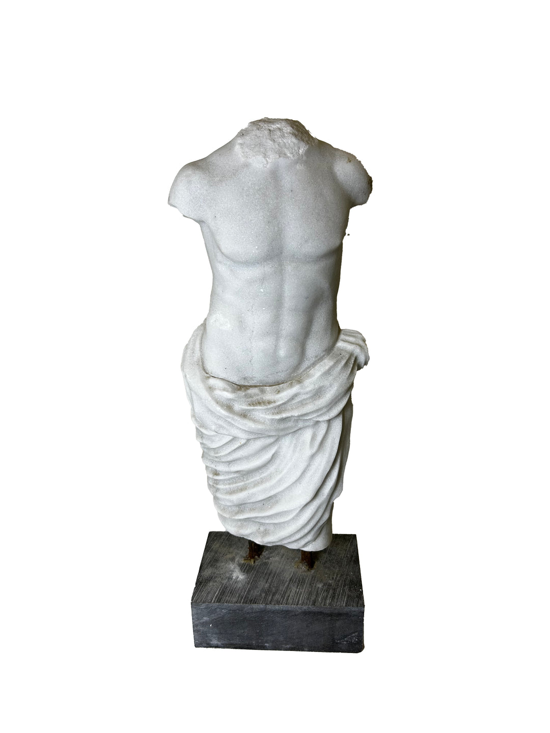 Marble Torso on Pediment