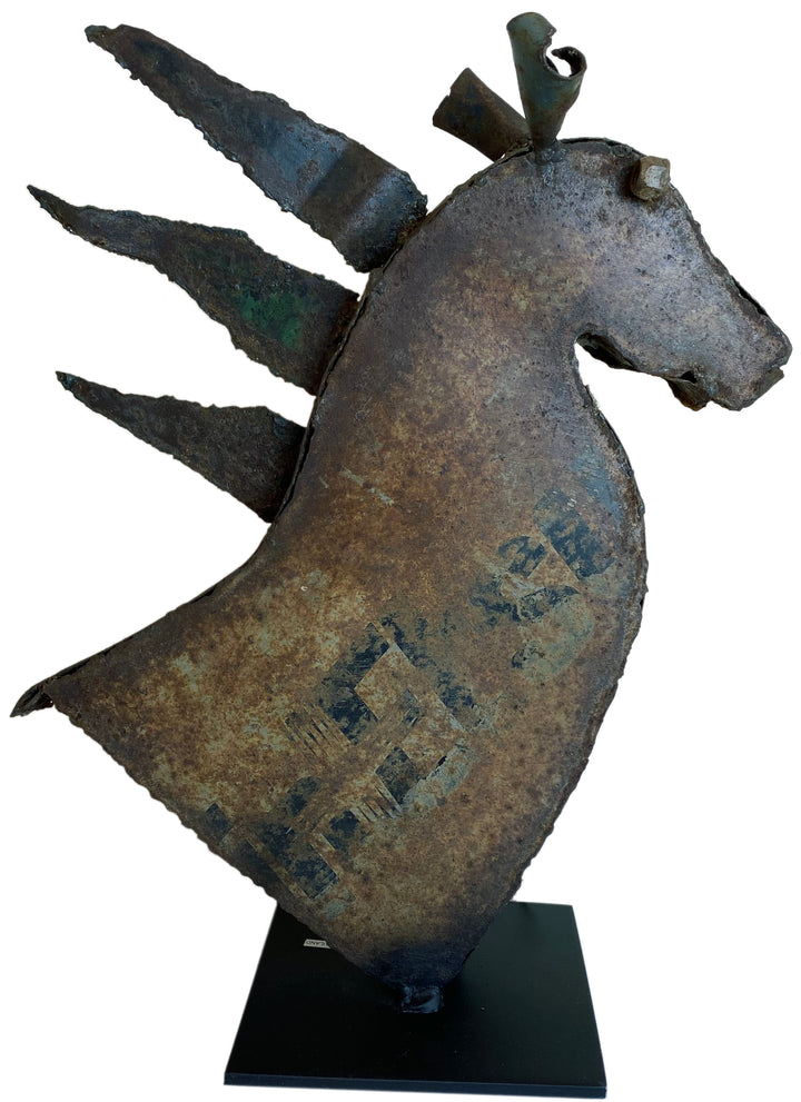 Sculpture - Metal Horse Head