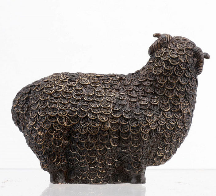 Bronze Money Sheep - Large