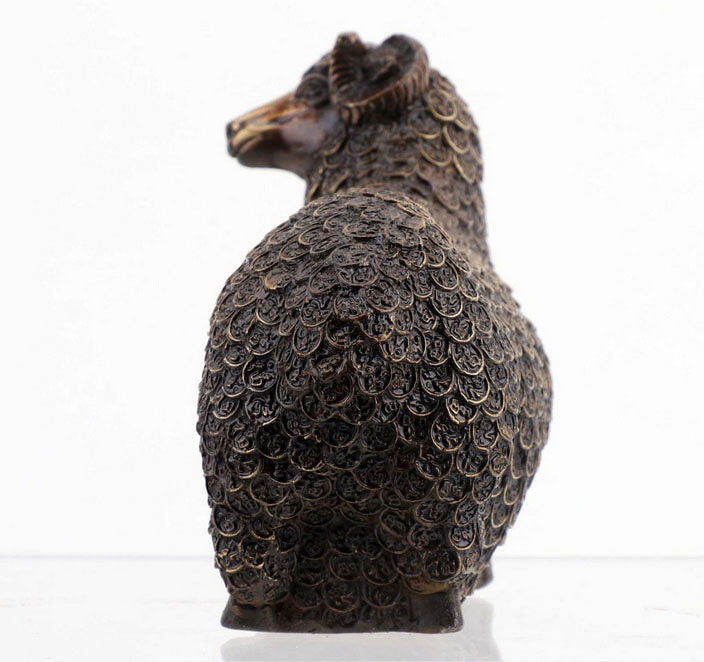 Bronze Money Sheep - Large