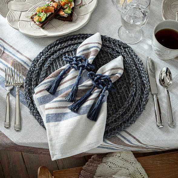 Mystic Knot Napkin Rings, Set of 4