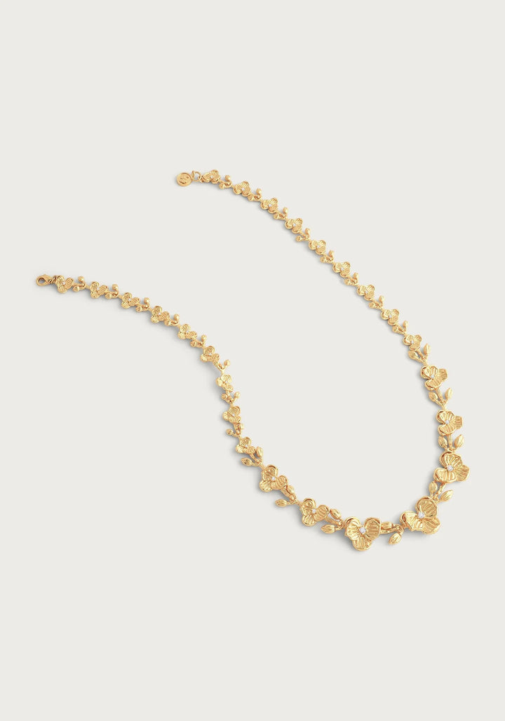 Orchid Link Necklace