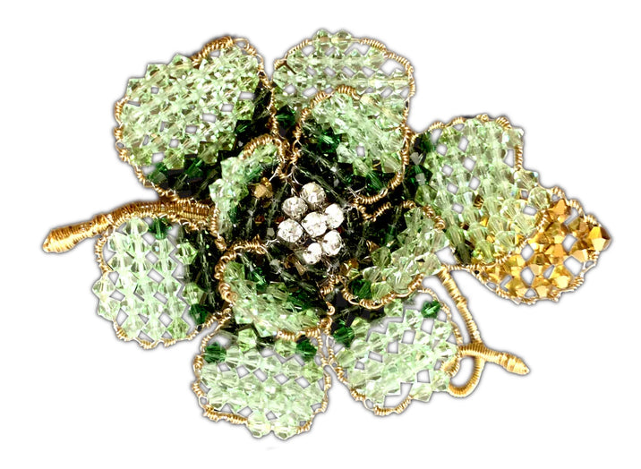 Classic Peony Brooch