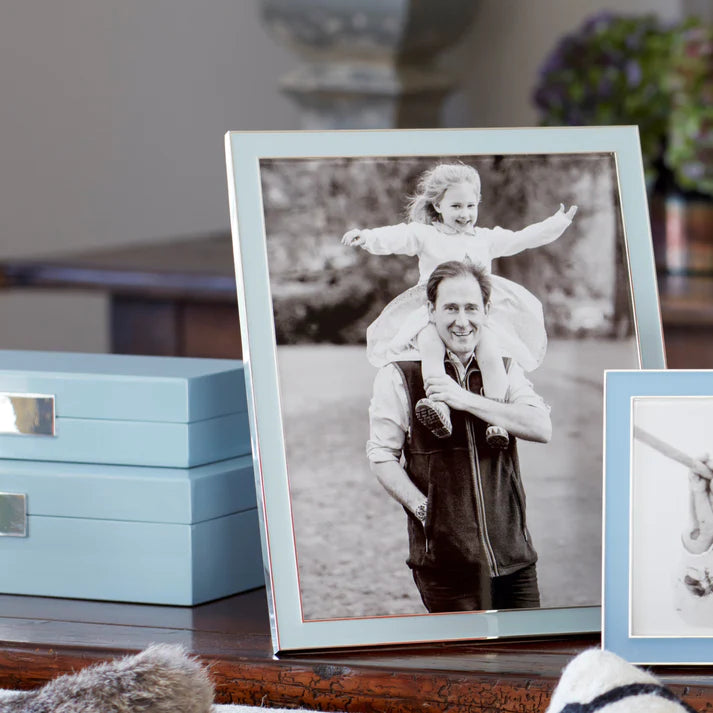 Enamel & Silver Frame