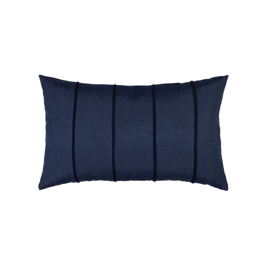 Outdoor Pillow - Quadrille Indigo Lumbar