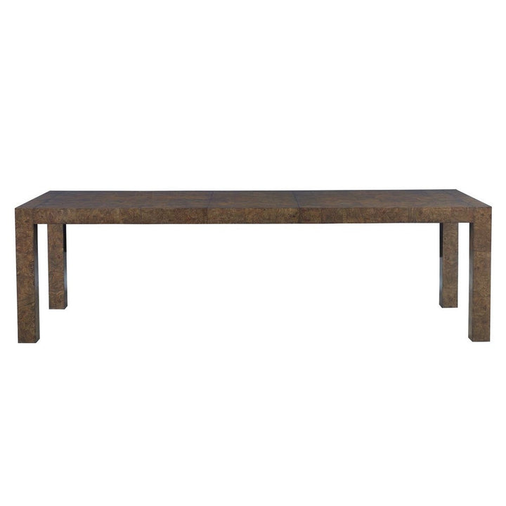 Ingrain Extension Dining Table - Cocoa Brown