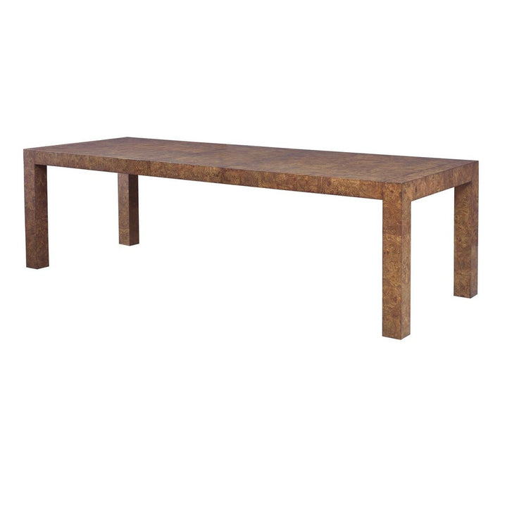Ingrain Extension Dining Table - Cocoa Brown