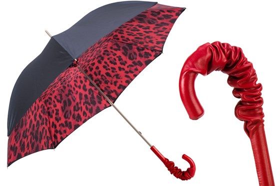 Umbrella - Red Leopard