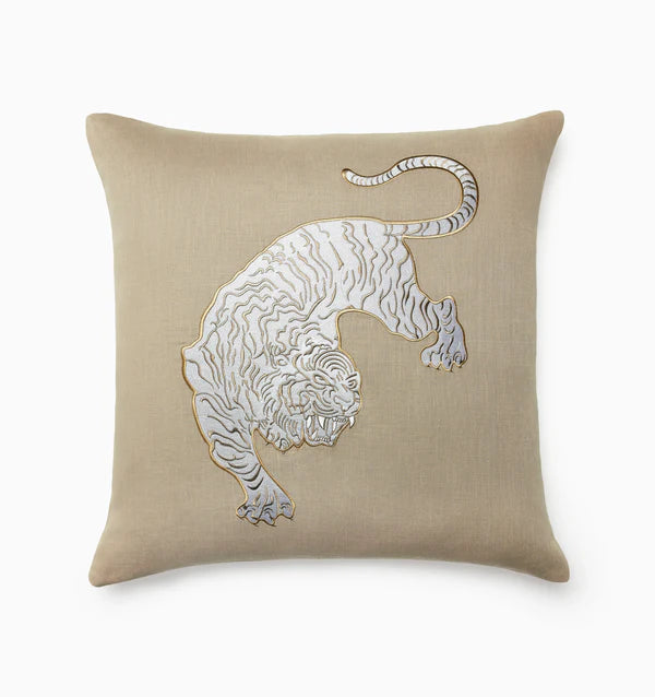 Siberian Tiger by SFERRA x Scalamandré Decorative Pillow