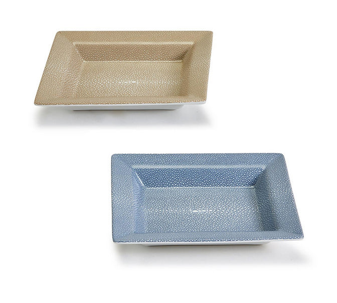 Porcelain Shagreen Tray