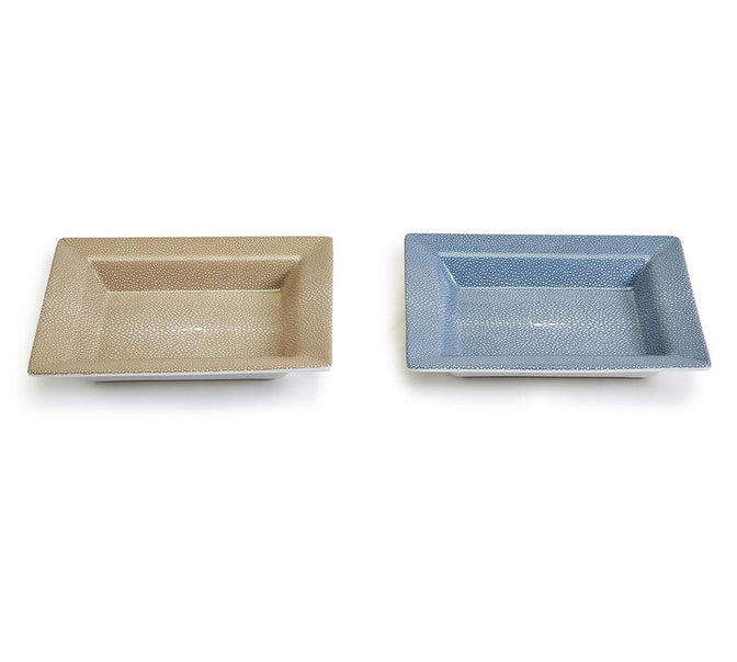 Porcelain Shagreen Tray