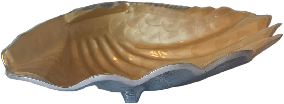 Julia Knight Shell Bowl – Gold & Silver