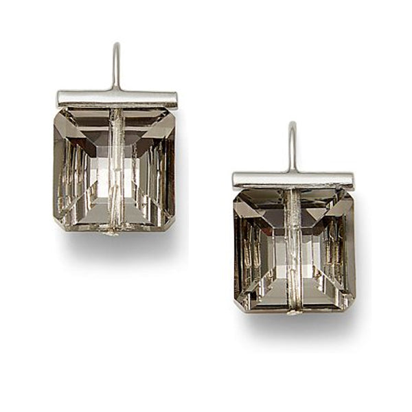 Swarovski Crystal Earring - Silver