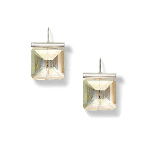 Swarovski Crystal Earring - Silver