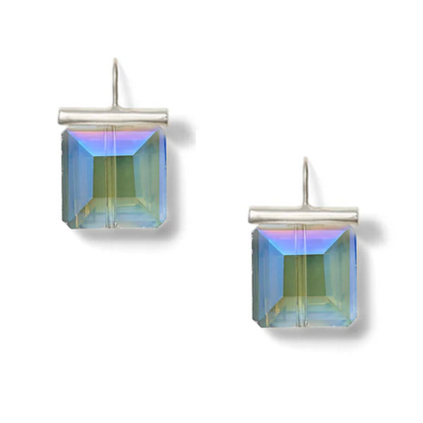 Swarovski Crystal Earring - Silver