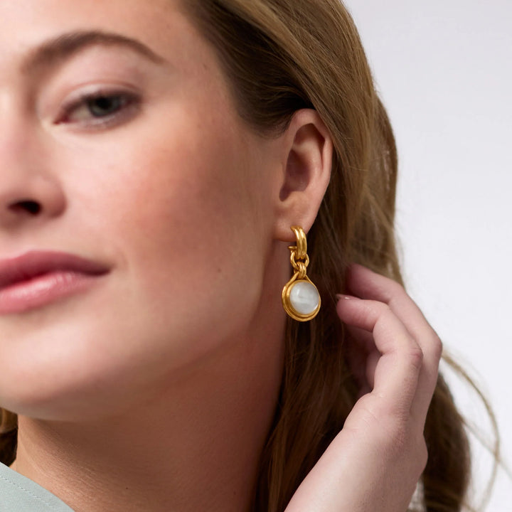 Solara Hoop & Charm Earrings