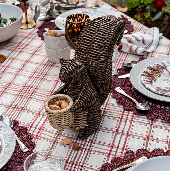 Devon Willow Squirrel Candle/Flower Holder