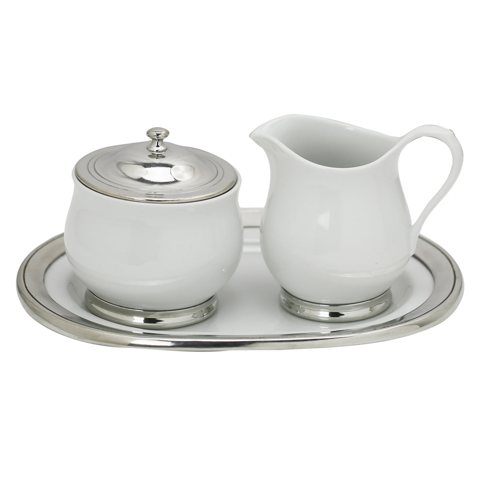Manor Porcelain Cream & Sugar Set
