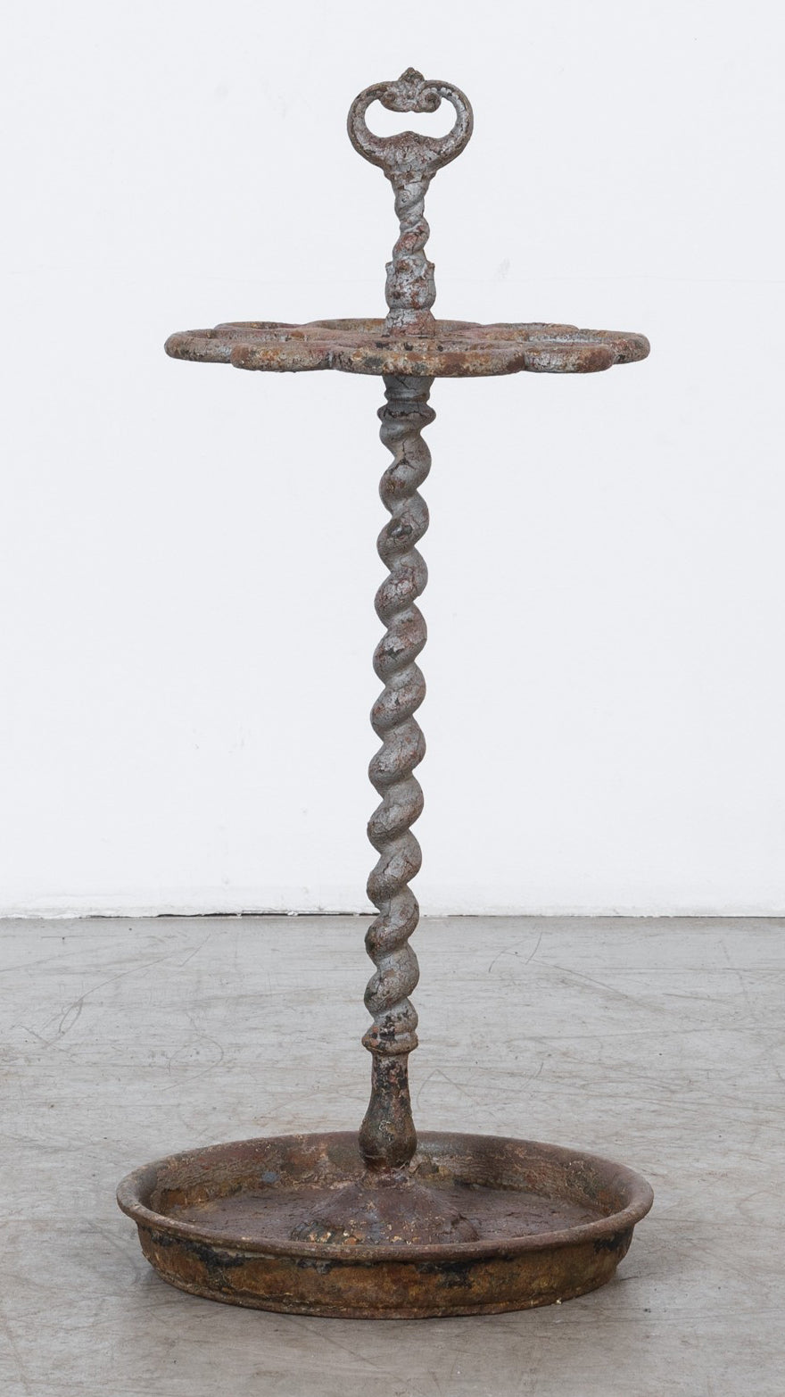 Corkscrew Umbrella Stand Patina Polished Living
