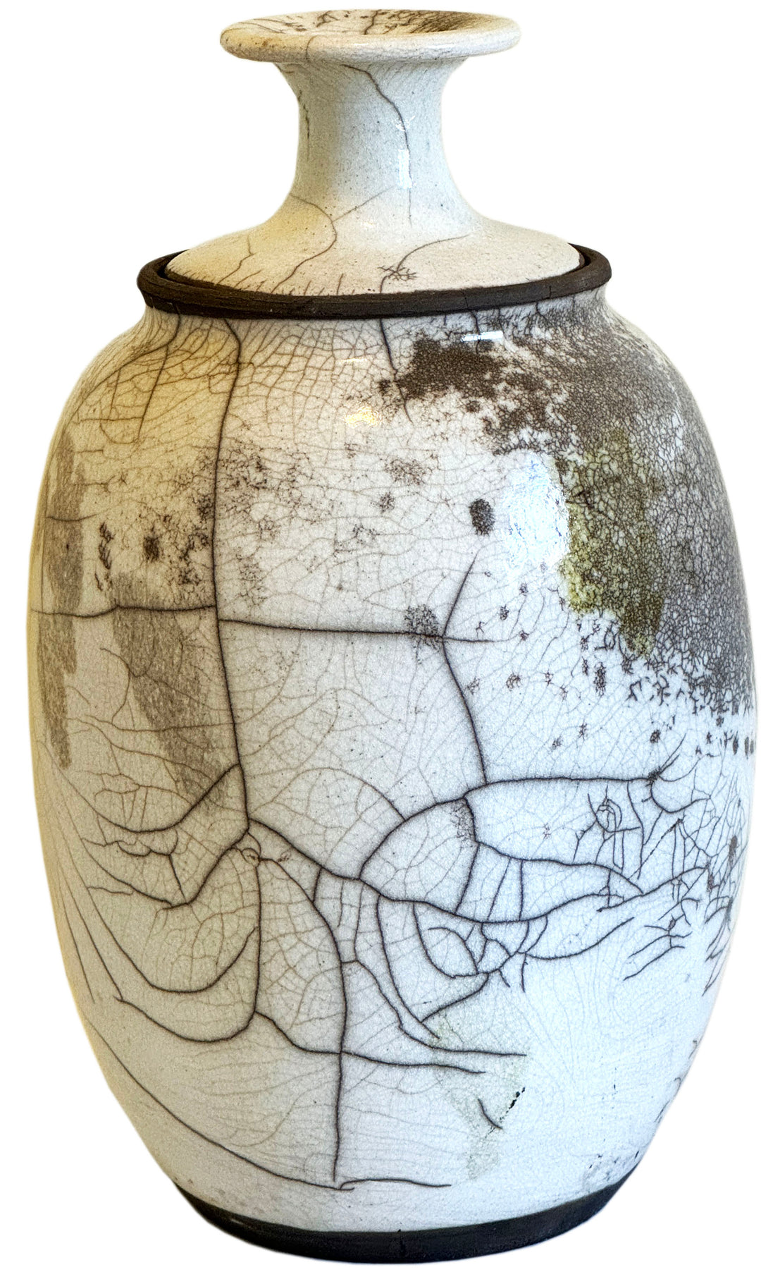 Raku Vase