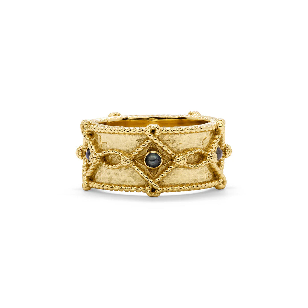 Victoria Ring Band Labradorite