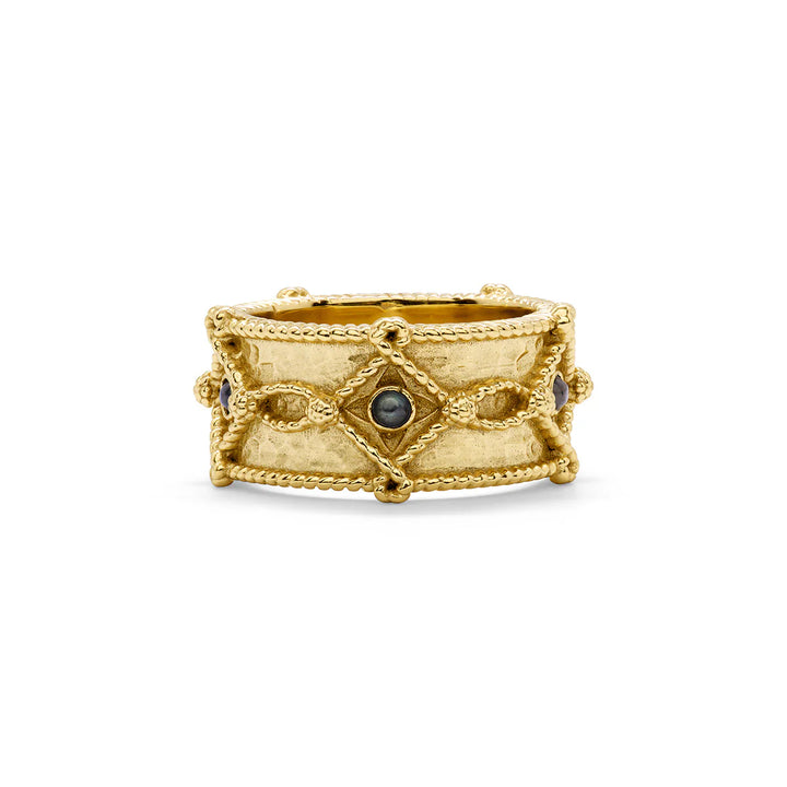 Victoria Ring Band Labradorite