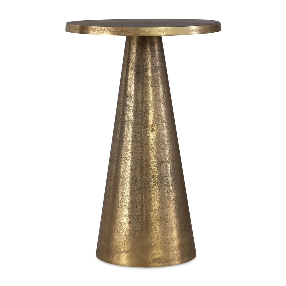 Atlas Brass Accent Table